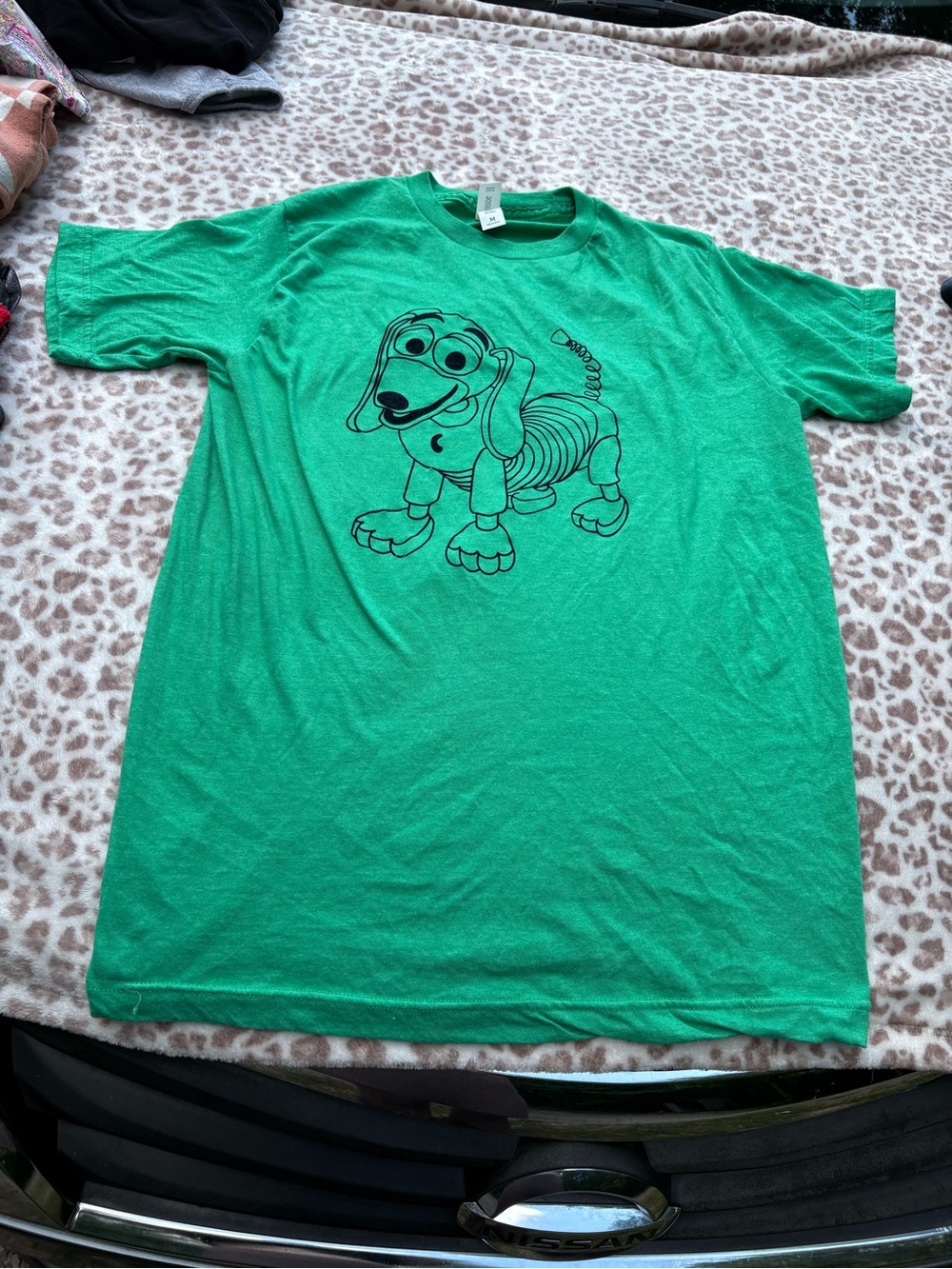 Toy Story Slinky Greed T Shirt Mens Medium